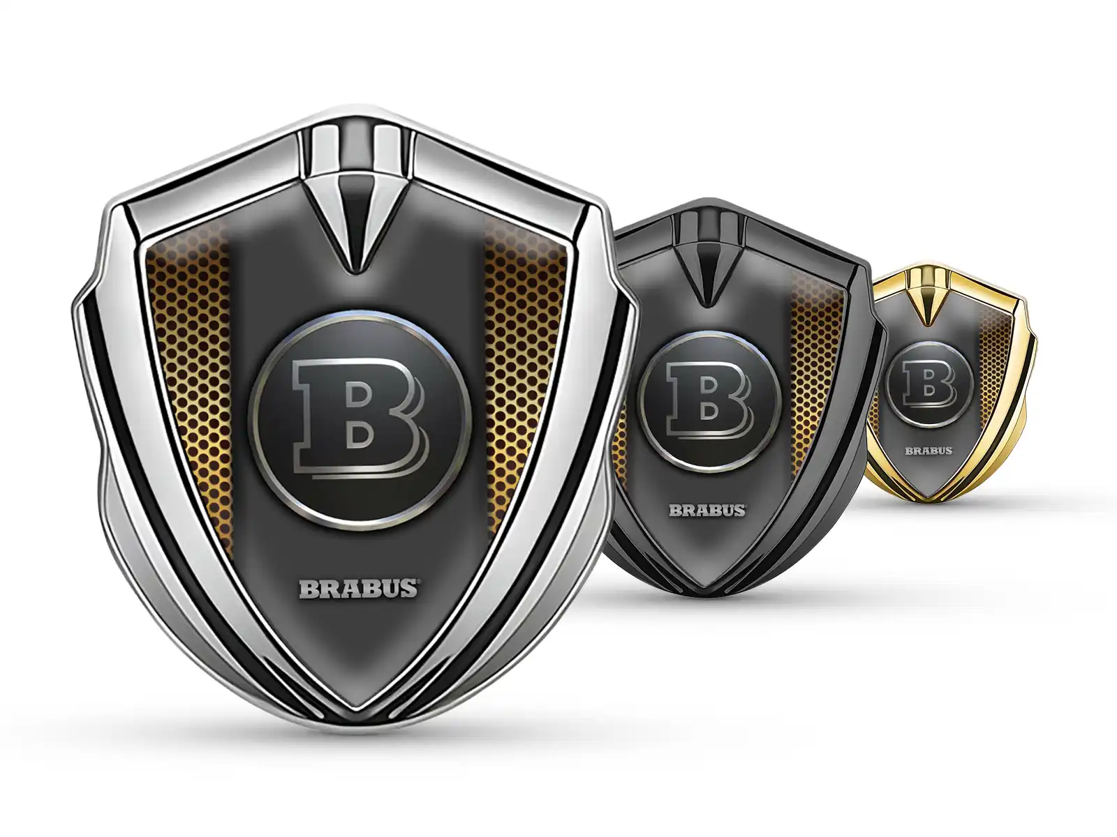 Brabus Emblem Metall Abzeichen Moderner Finish HighEnd Feel